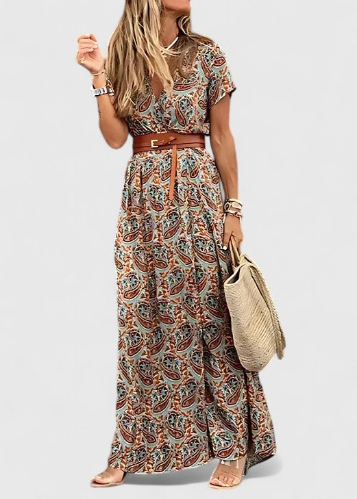 Lygia | Robe Maxi Bohème Élégante