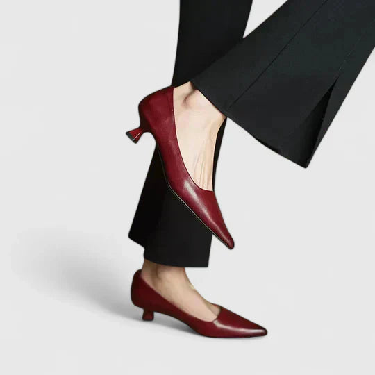 Talons en Cuir Véritable Orthopédiques Élégants