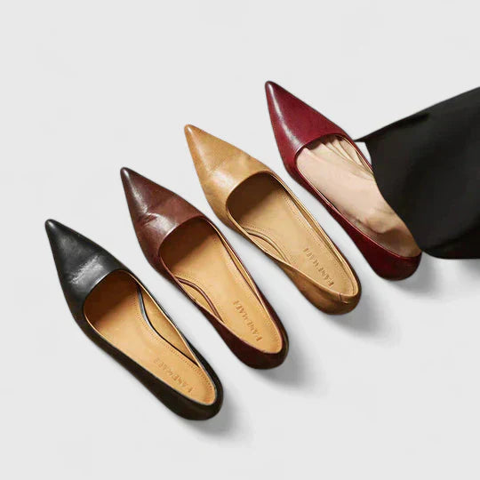 Talons en Cuir Véritable Orthopédiques Élégants