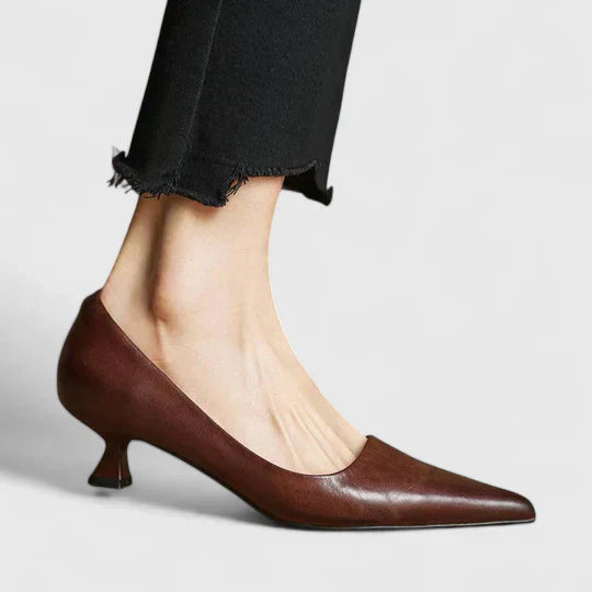 Talons en Cuir Véritable Orthopédiques Élégants