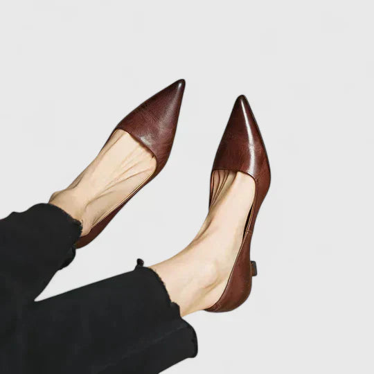 Talons en Cuir Véritable Orthopédiques Élégants