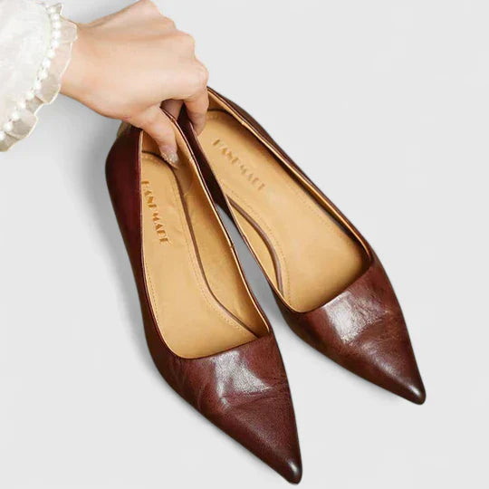 Talons en Cuir Véritable Orthopédiques Élégants