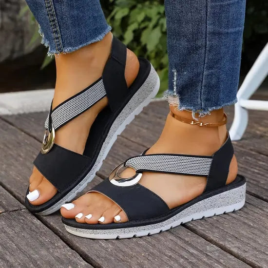 Camille | Sandales Confortables à Brides Croisées