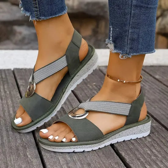 Camille | Sandales Confortables à Brides Croisées