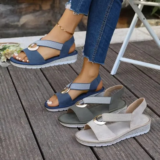 Camille | Sandales Confortables à Brides Croisées