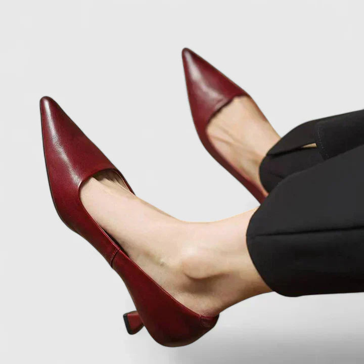 Talons en Cuir Véritable Orthopédiques Élégants