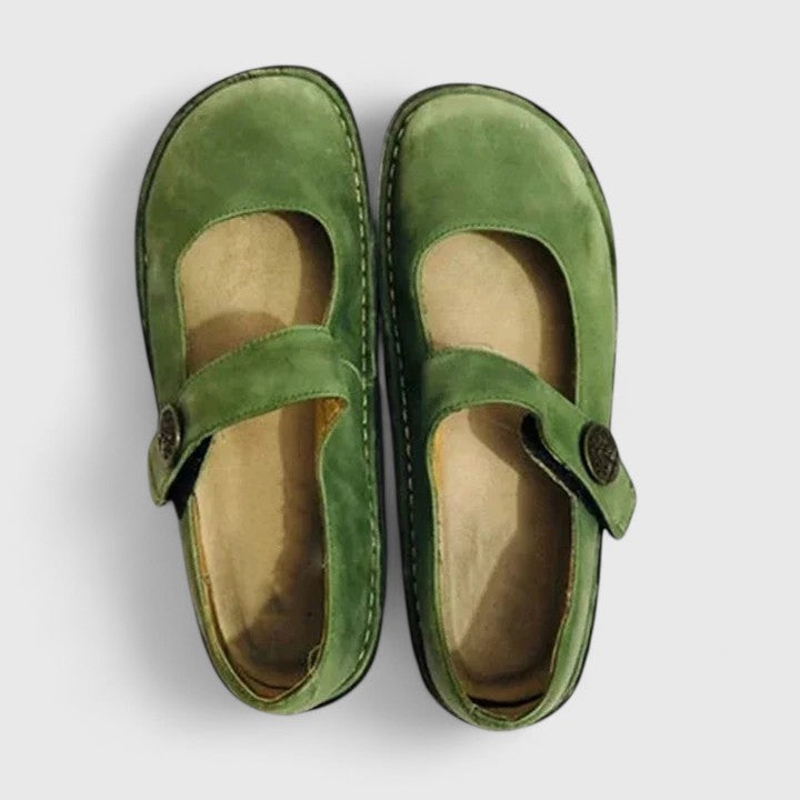 CHAUSSURES EN CUIR VÉRITABLE ORTHOPÉDIQUES MARY JANE