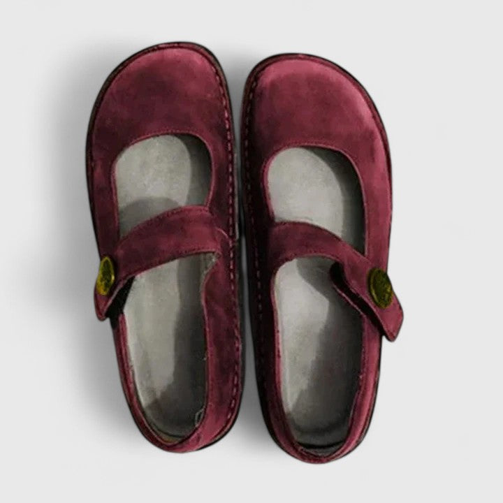 CHAUSSURES EN CUIR VÉRITABLE ORTHOPÉDIQUES MARY JANE
