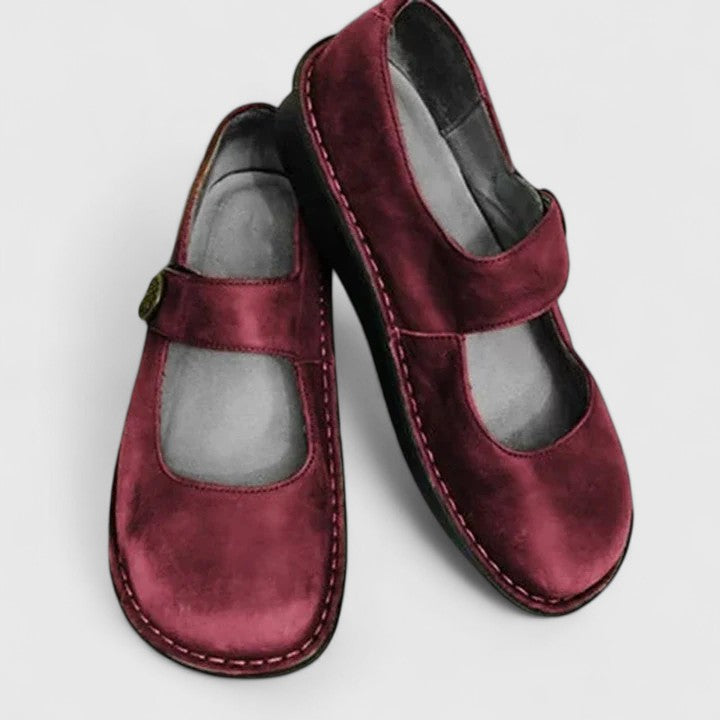 CHAUSSURES EN CUIR VÉRITABLE ORTHOPÉDIQUES MARY JANE