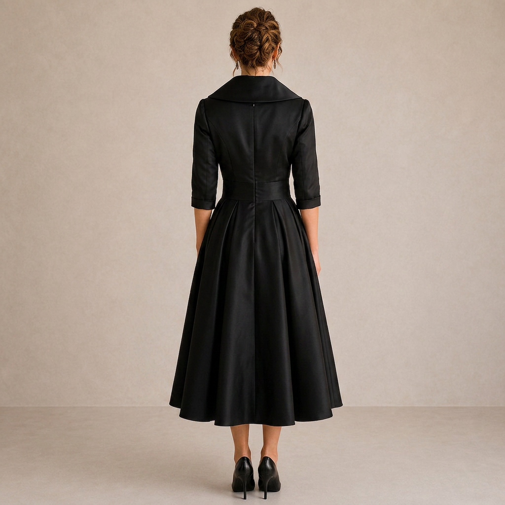 ALICIA | Robe Midi Élégante