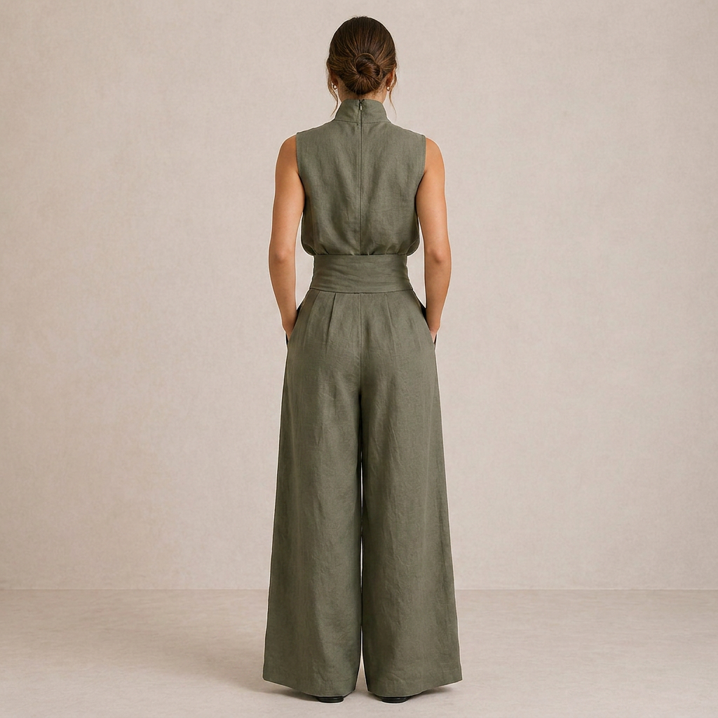 ZIRELLA | Ensemble minimaliste avec pantalons larges