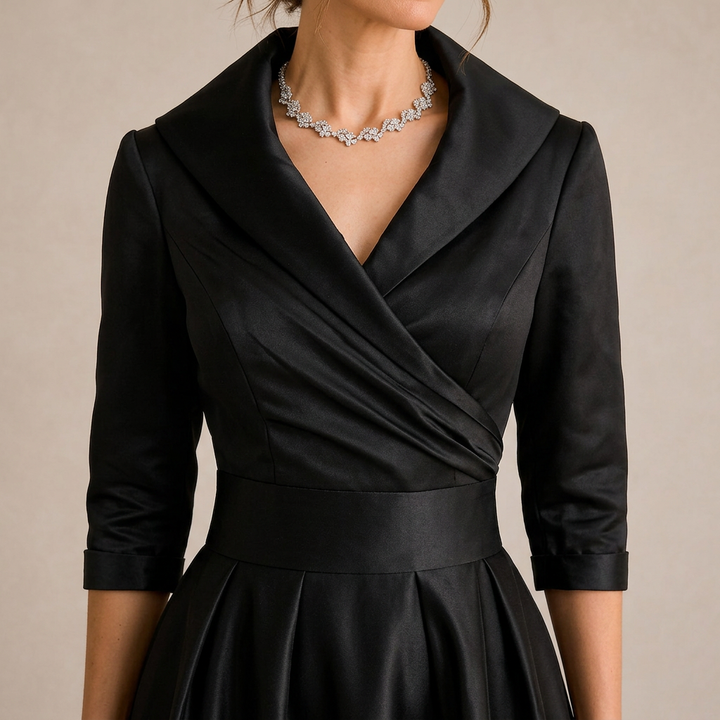 ALICIA | Robe Midi Élégante