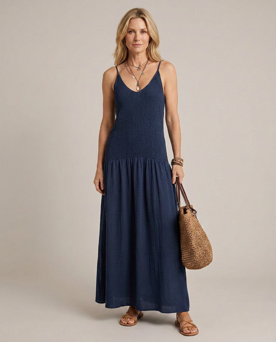 LUNA | Robe Maxi Boho Patchwork