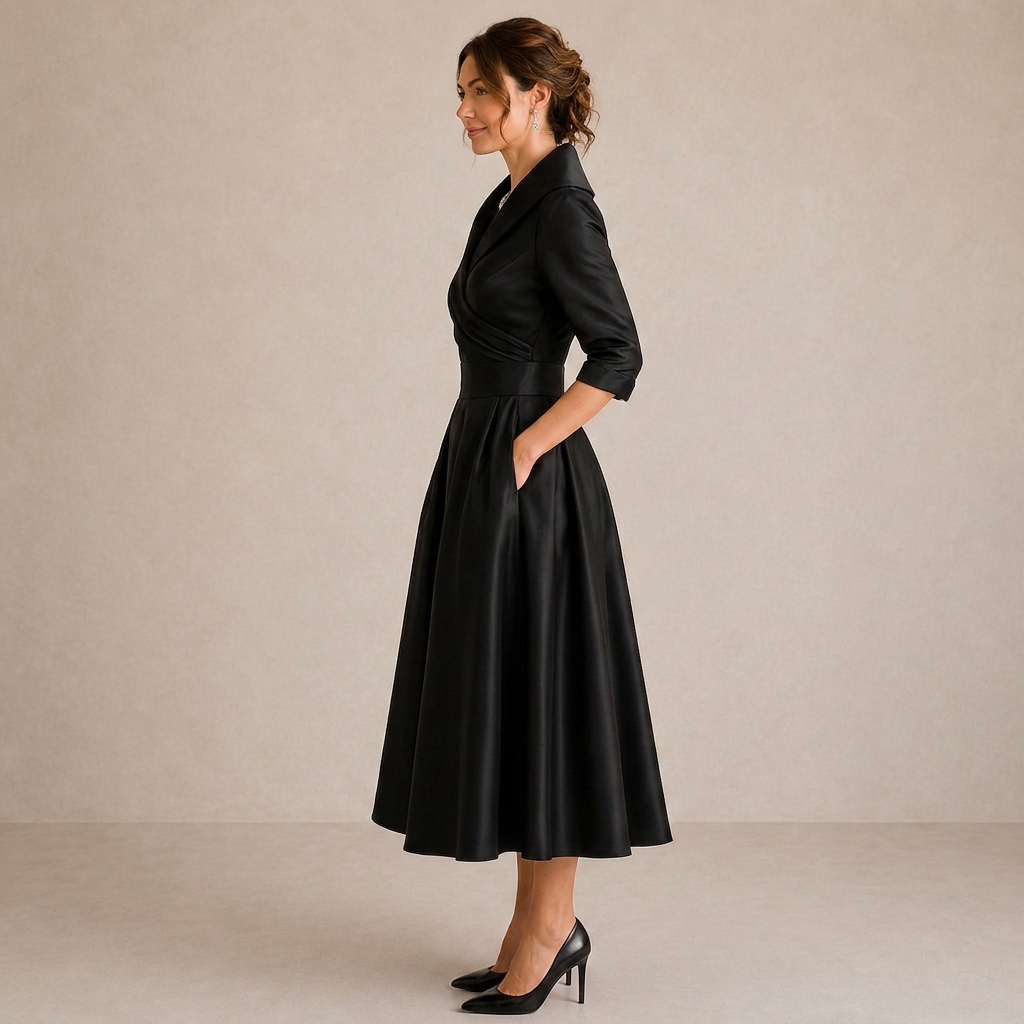 ALICIA | Robe Midi Élégante