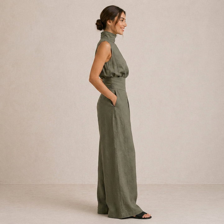 ZIRELLA | Ensemble minimaliste avec pantalons larges