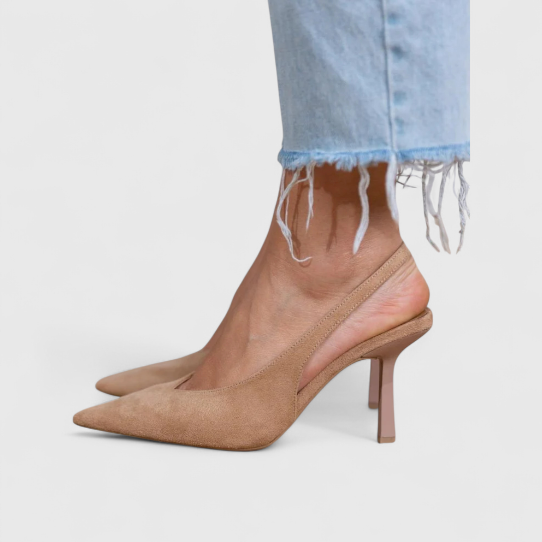 Talons Orthopédiques Féminins en Cuir Véritable