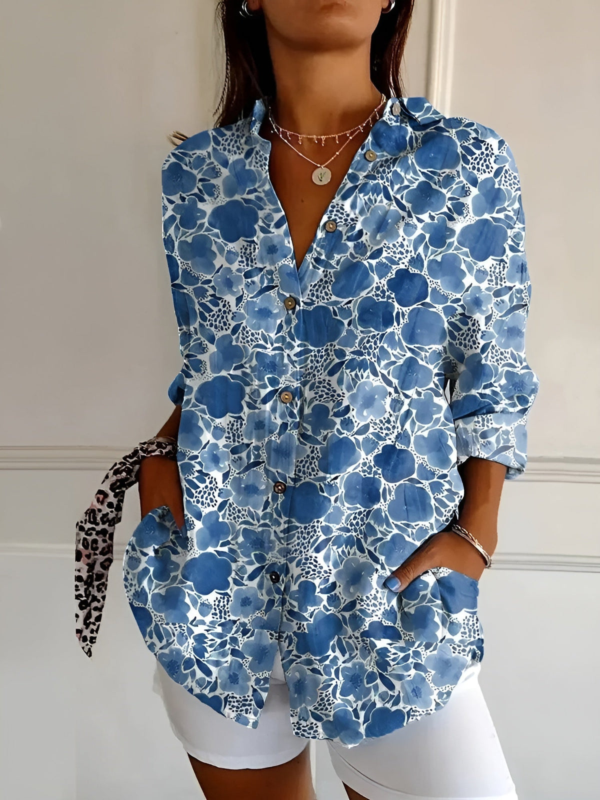 Renée | Chemisier floral fluide
